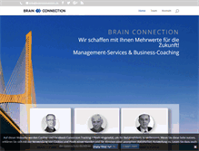 Tablet Screenshot of brainconnection.ch